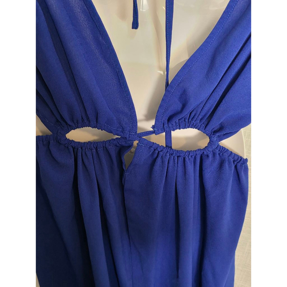 Women's shein Dress, Size M, Blue stretch cut‎ outs and adjustable - Picture 7 of 7